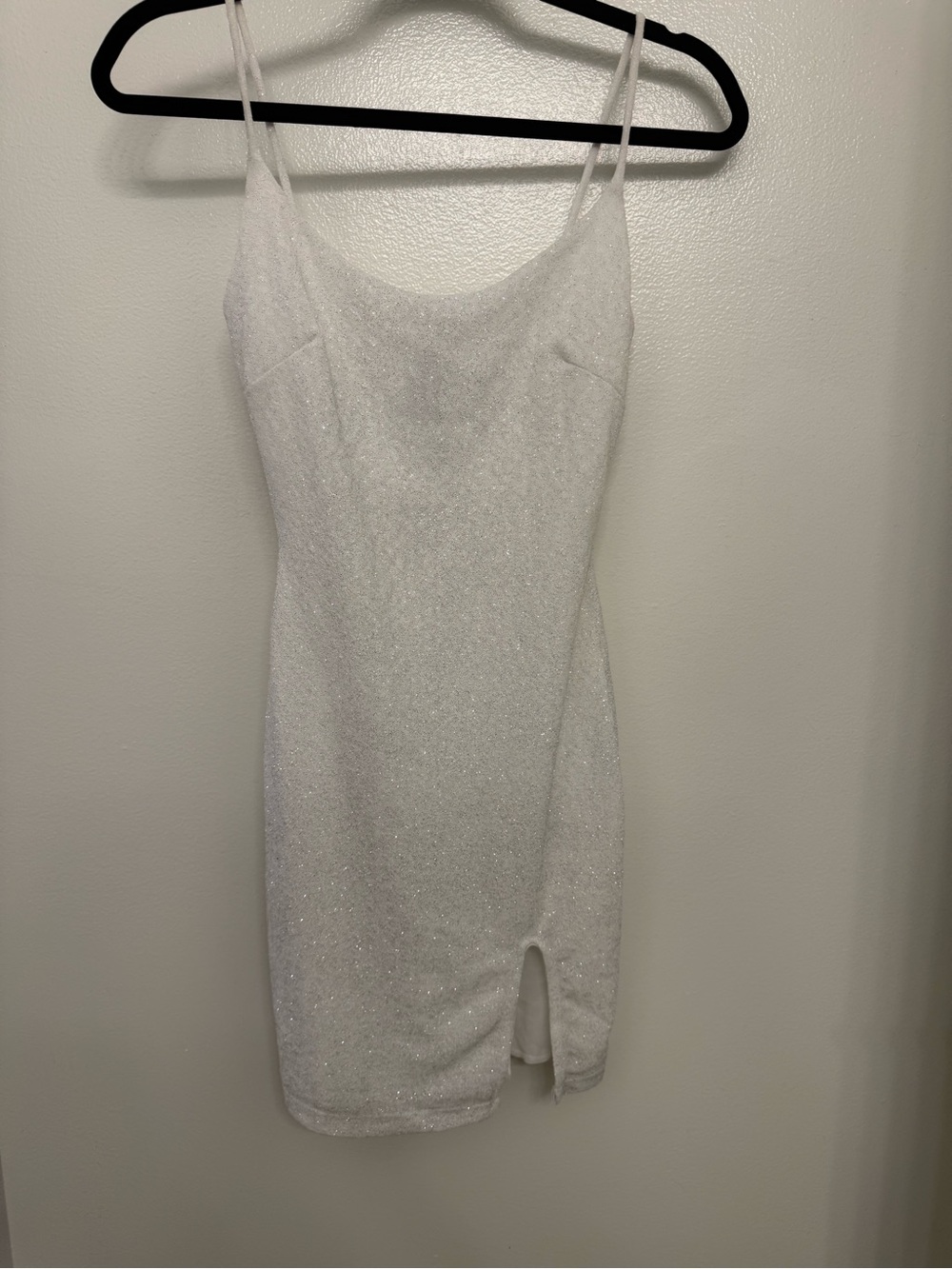 Windsor Sparkle White Mini Slip Dress